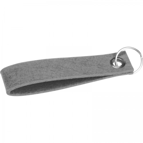 Brelok z filcu z recyklingu PATRYCJA Szary 9323507 