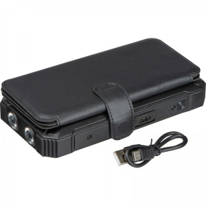 Power bank 20000 mAh solarny PETRA Czarny