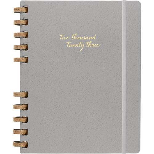 Spiralny kalendarz MOLESKINE Solar Szary VM590-19/2023 