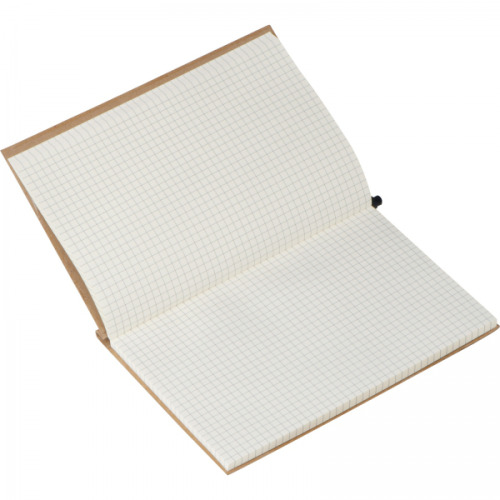 Notatnik A5 w kratkę z długopisem FELIX Brązowy 2058201 (3)