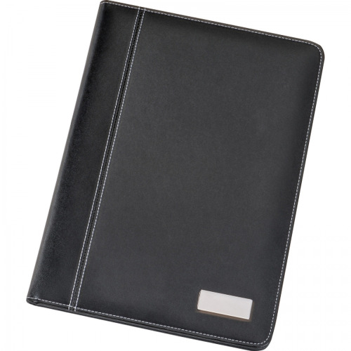 Folder A4 z notatnikiem w linie GABRIELE Czarny 2063503 (3)