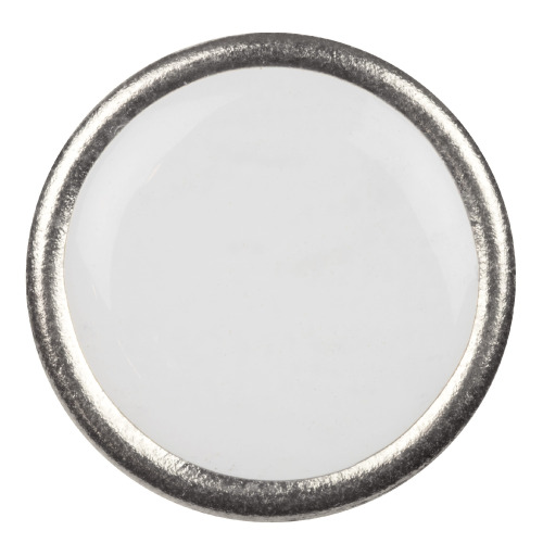 Okrągła przypinka Ø20mm Srebrny matowy LT99735-N0091 (2)