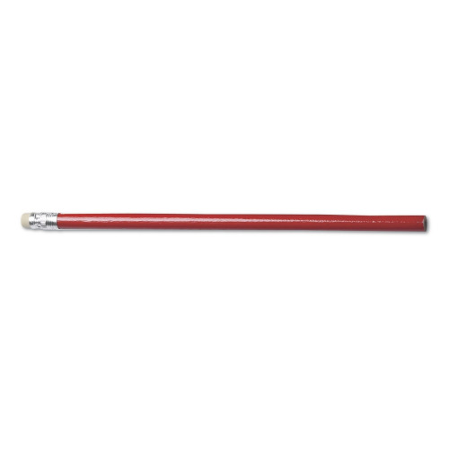 Ołówek z gumką czerwony V6107-05 