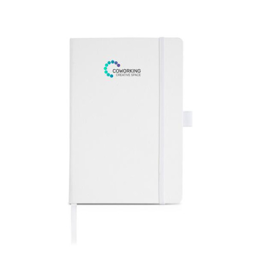 Notes A5 z RPET z gumką na długopis / RNOTE Czarny IP25058811 (1)