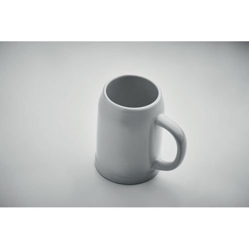 Sublimacyjny kufel do piwa 500 ml Bialy MO2406-06 (3)