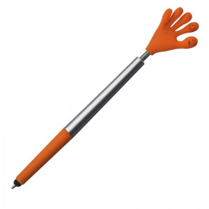 Długopis plastikowy touch pen Smile Hand CrisMa KARINA Pomarańczowy