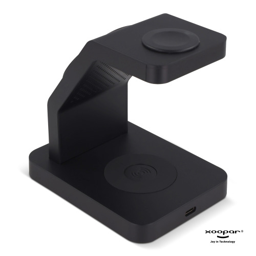2708 | Xoopar Icon 3 in 1 Magnetic Wireless charger Czarny LT41507-N0002 (4)
