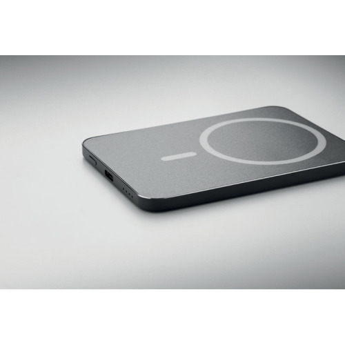 Smukły magnetyczny powerbank 20W Czarny MO3178-03 (3)