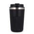 Termos na kawę ze stali nierdzewnej pochodzącej z recyklingu, 400 ml Czarny LT98698-N0002 (6) thumbnail