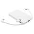 Power bank 5000 mAh ze zintegrowanymi kablami, adapter w komplecie | Presley Biały V0905-02 (2) thumbnail