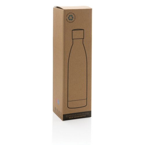Próżniowa butelka sportowa 500 ml, stal nierdzewna z recyklingu brown P433.278 (9)