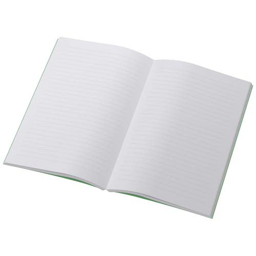 Notatnik Scribe A5 z miękką okładką, wykonany z papieru z recyklingu Zielony 21090661 (3)
