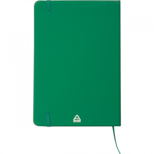 Notatnik A5 w linie z materiałów z recyklingu DOMINIK Zielony 2526109 (5)