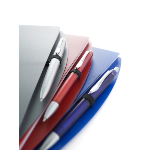 Notatnik ok. A5 z długopisem Granatowy V2387-04 (1)