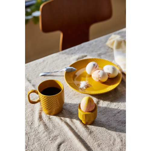 Kubek do kawy COFFEE & MORE 2-szt, ż&oacute;łty Żółty 5018524- (1)