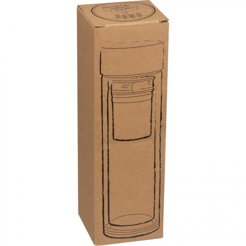 Butelka szklana termiczna 420 ml HENDRIK Przeźroczysty 6134366 (5)