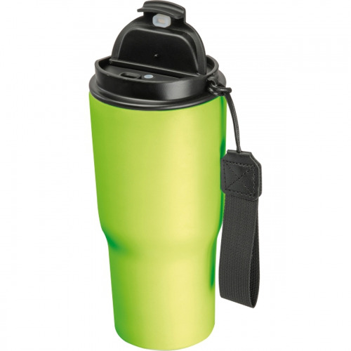 Kubek termiczny 550 ml ze stali z recyklingu DANA Jasnozielony 8523929 (1)