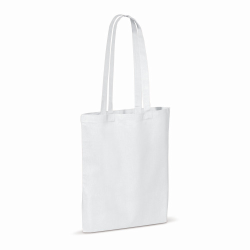 Torba z bawełny z recyklingu z dnem 140g/m² 38x42cm Biały LT95241-N0001 