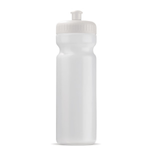 Bidon sportowy BIO 750ml Transparentny / biały