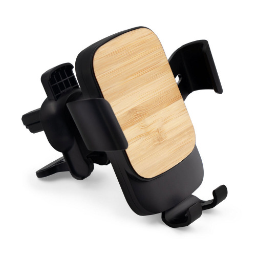Grawitacyjny samochodowy uchwyt do telefonu, ładowarka bezprzewodowa 15W | Amberle Czarny VA107-03 (3)