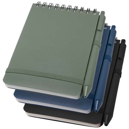 Thalaasa notatnik A6 w twardej okładce z nadrukiem oceanicznym i długopisem  Błękit oceanu 10790251 (6)