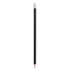 Ołówek z gumką czarny