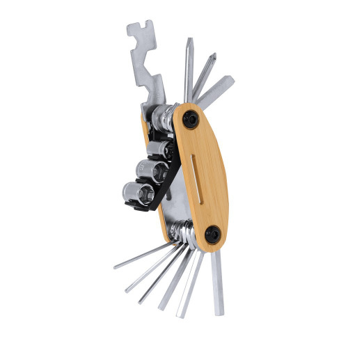 Narzędzie wielofunkcyjne, zestaw narzędzi rowerowych, 15 funkcji Beżowy VA339-20 