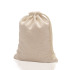 95g 100% Worek bawełniany ściągany sznurkiem / Cottoncord Large Natural IP31100780  thumbnail