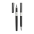 Zestaw piśmienny metalowe pióro kulkowe i długopis / Crystal Czarny IP33037411 (3) thumbnail