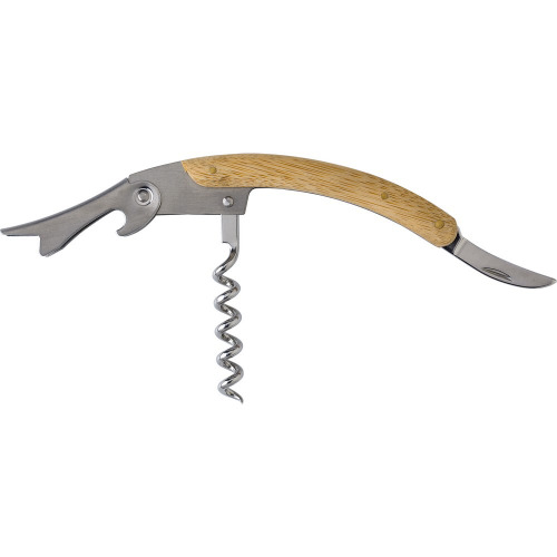 Bambusowy nóż kelnerski Brązowy V9968-16 (4)