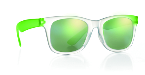 Lustrzane okulary przeciwsłon zielony MO8652-09 (1)