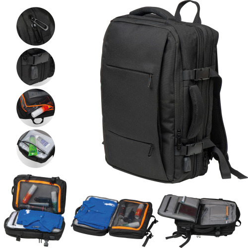 Plecak podróżny CrisMa KONSTANTY Czarny 6440303 (2)