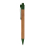 Bambusowy długopis zielony V1410-06 (1) thumbnail