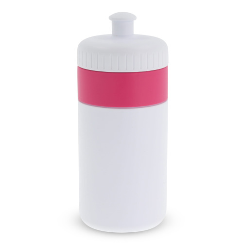 Bidon Sportowy Z Obwódka 500ml Biały / różowy LT98735-N0176 (3)