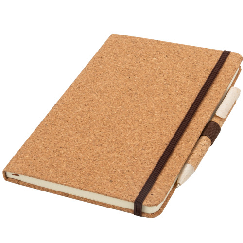Notes A5 w kropki z długopisem BASTOGNE Beżowy 218813 