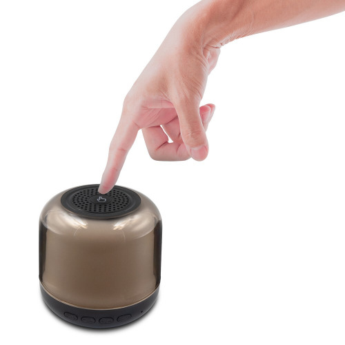 Głośnik bezprzewodowy 5W, lampka RGB | Seamus Czarny V0049-03 (2)