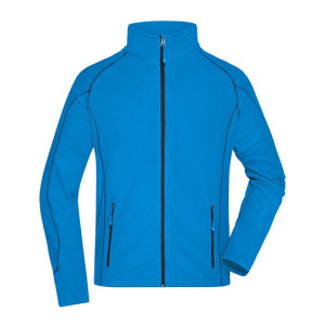 Bluza Polarowa Męska Oddychająca - Aqua & Navy