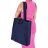 Torba bawełniana OEKO-TEX® 38 x 10 x 42 cm 140 g/m² Ciemnoniebieski LT95383-N0010 (4) thumbnail