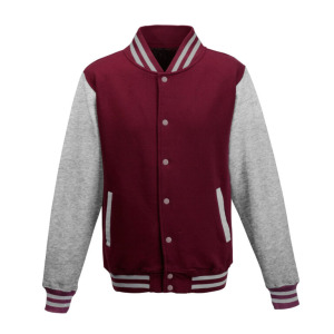 Bluza Baseballowa Klasyczna Bawełniana - Purple & White
