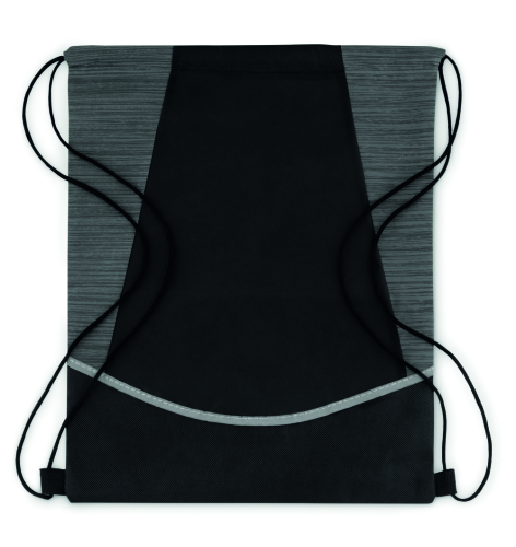 Plecak ze sznurkiem czarny MO9476-03 (1)