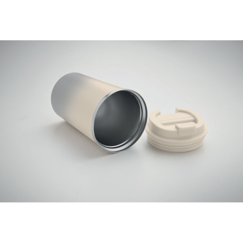 Kubek dwuścienny 350 ml Szary MO2885-07 (4)