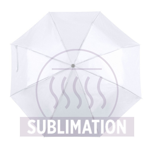 Parasol manualny, składany Biały V0733-02 