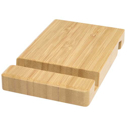 Bubup bambusowy dwukątowy stojak na tablet i telefon Drewno 10460371 (4)