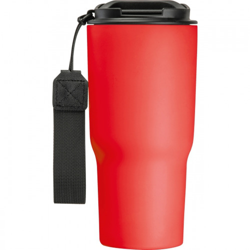 Kubek termiczny 550 ml ze stali z recyklingu DANA Czerwony 8523905 (5)