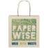 Torba papierowa z odpadów rolniczych ze skręcanymi uchwytami – 24 x 9 x 24 cm Złamana biel 1ZM00101 (1) thumbnail