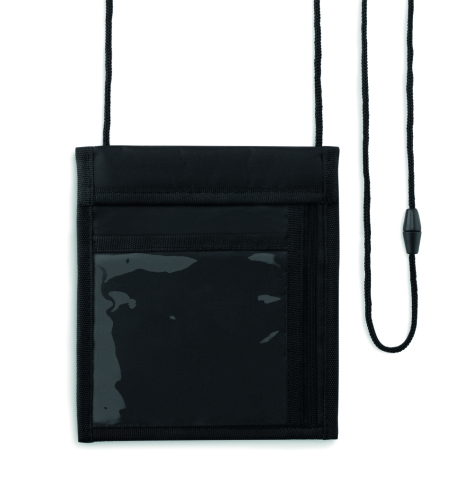 Nylonowy portfel 70D czarny MO9042-03 (4)