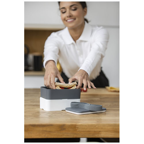 MIYO dwupoziomowe pudełko na lunch Biały 21047007 (7)