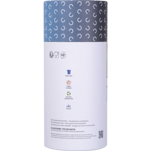 Kubek termiczny La Louviere MoLu 600 ml Czarny 535003 (9)