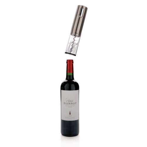 Elektryczny korkociąg do wina na USB szary P911.392 (4)