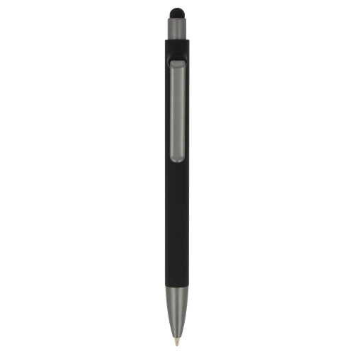 Pióro kulkowe Madeira z rysikiem R-ABS Czarny LT87851-N0002 (2)